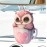 Car Bird Pendant Durable 2D Acrylic Cute Auto Charm owl Pink Cute Bird Love Cup Flat Pattern Vehicle Interior Accessories
