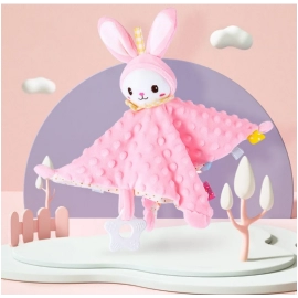 Infant Baby Comforter Blanket Soft Plush Newborn Sleeping Dolls Bunny Elephant Kids Fashion Sleep Toy Soother Appease Towel Bibs