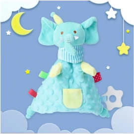 Infant Baby Comforter Blanket Soft Plush Newborn Sleeping Dolls Bunny Elephant Kids Fashion Sleep Toy Soother Appease Towel Bibs