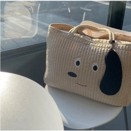 Diaper Bags High Capacity Cotton Storage Travel Bag Fashion Infant Mom Bags