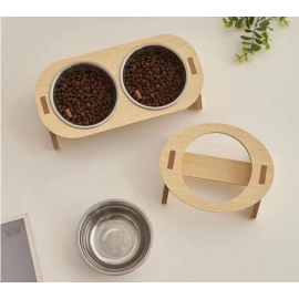 Double Anti-ant Cat Bowl Pet Feeder Pet Feeder Cat Food Bowl With Anti-Knockover Design Dog Water Feeding Container Small Animal